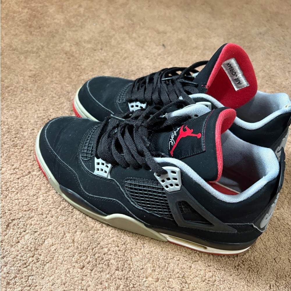 Jordan 4 Bred Size 9.5
